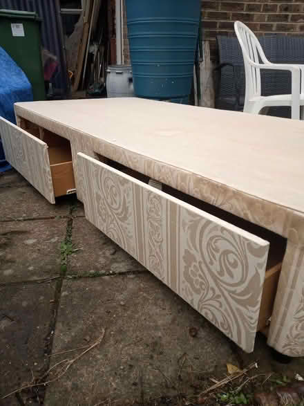 Photo of free Single divan bed base with 2 draws (Near Horsham Station) #1