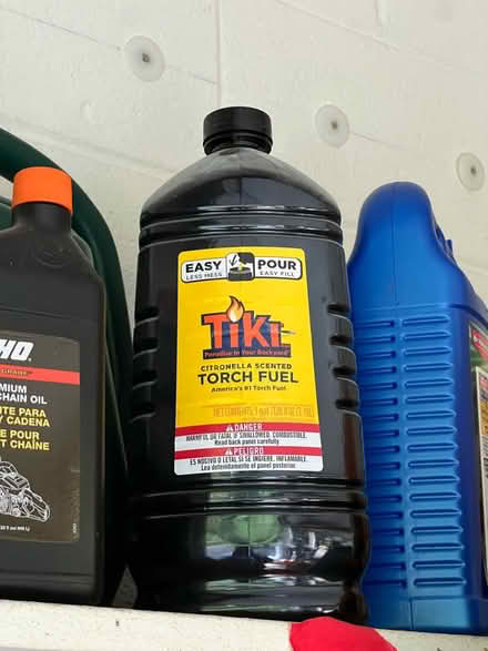 Photo of free Anti mosquito tiki torch fuel (Beulah rd and Druid hill rd NE) #1