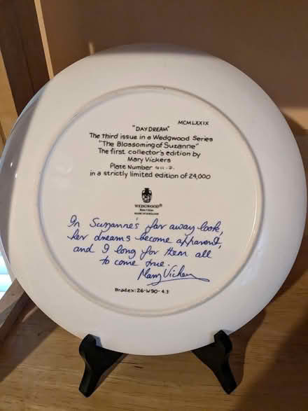 Photo of free Collectible Wedgewood plate (east side near Ellison Park) #2