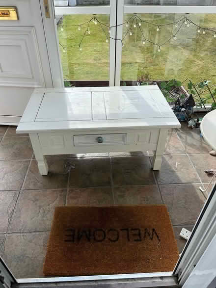 Photo of free Coffee table, antique white (Dublin 12) #1