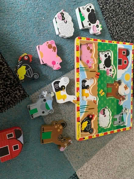 Photo of free Wooden Farmyard Puzzle (RG30 Tilehurst) #2