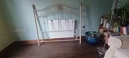 Photo of free metal bedstead / head (Normanton Springs S12) #1