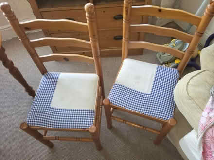 Photo of free 4 chairs and dinner table (Westcliff on sea) #4