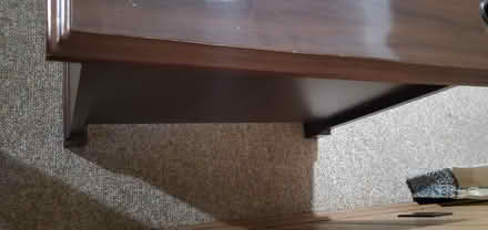 Photo of free Wooden desk lacquered top (8809 n view ct raleigh 27613) #3