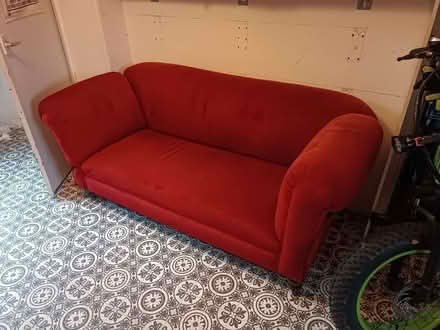 Photo of free 1920s Red Sofa -drop arm (Norfolk Park S2) #3