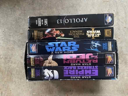 Photo of free VHS Star Wars movies and Apollo 13 (Redmond) #1