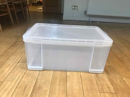 Photo of free Transparent 64L storage box (Solihull B91) #1