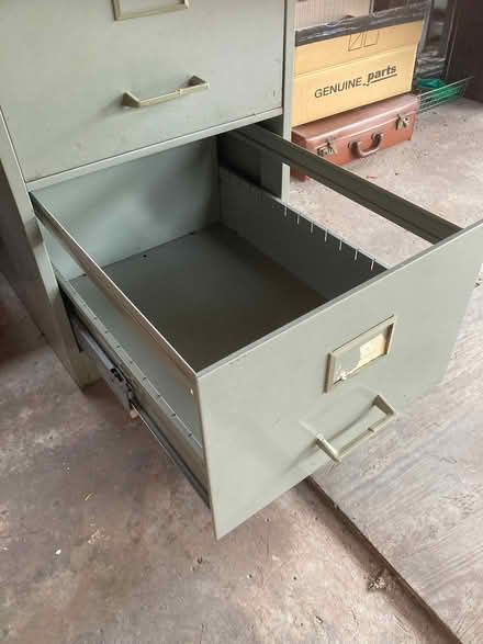 Photo of free Metal 2 drawer filing cabinet (Greenbank CW8) #2