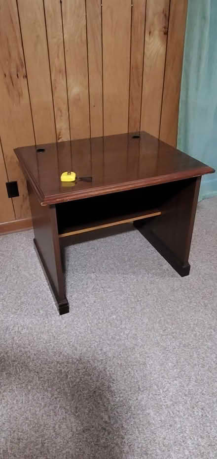 Photo of free Wooden desk lacquered top (8809 n view ct raleigh 27613) #4
