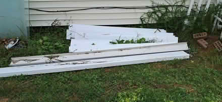 Photo of free White vinyl fence pieces (Green Run Lynnhaven/Holland) #1