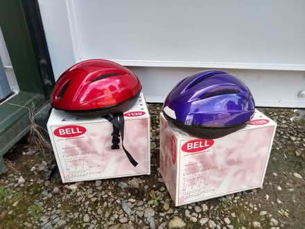 Photo of free Pair of adult cycling helmets (TF1 Apley) (Telford and Wrekin TF1) #1