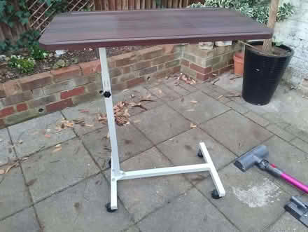Photo of free Hospital style table with under bed wheels (Seven Dials BN3) #1