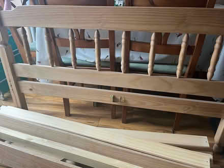 Photo of free Pine double bed frame (BA11) #1