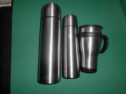 Photo of free 2 Vacuum Flasks + Cup (Seaforth L21) #1