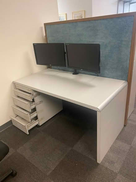 Photo of free Desks, Cabinet, Space Divider (West Seattle) #2