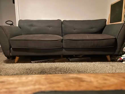 Photo of free Grey 3 seater sofa (Hove Station) #1