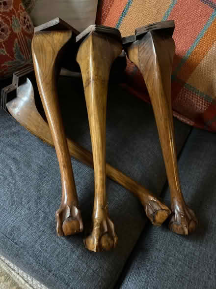Photo of free Antique legs for coffee table (Frome Stonebridge area BA11 2) #1