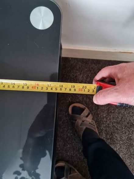 Photo of free Black glass TV table (Chatham, ME4) #3