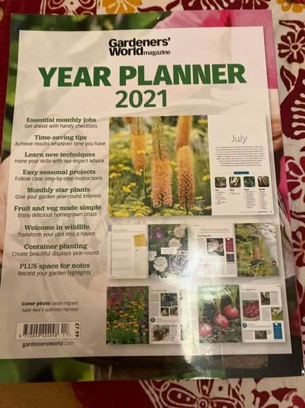 Photo of free Gardeners world year planner (Horfield BS7) #2