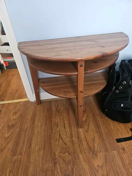 Photo of free Half circle table/ tv stand (Bohemia TN37) #2