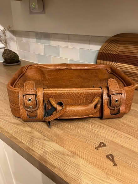 Photo of free Cute retro suitcase, small (Cubbington CV32) #1