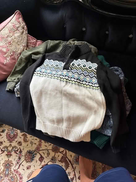 Photo of free Kids shoes and jumper (KT19 8fu) #3