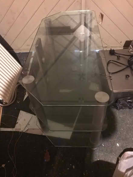 Photo of free Glass TV Stand (Heanor DE75) #3