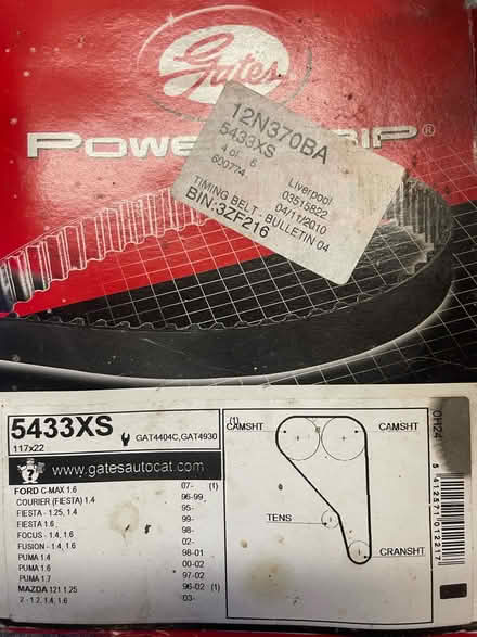 Photo of free Timing belt (SK9. Wilmslow) #1