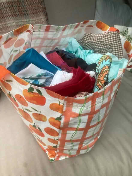 Photo of free Bag of fabric offcuts (Newbury RG19) #2