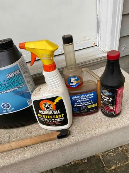 Photo of free Car Fluids, Scrapper and Wiper (East Waterloo) #1