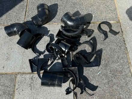 Photo of free Garden Shed Guttering Brackets and Bends (Willingdon BN22) #1