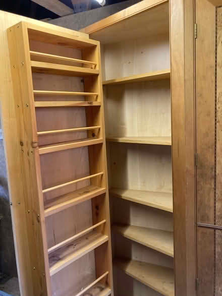 Photo of free Large wooden cupboard (Westdean BN25) #2