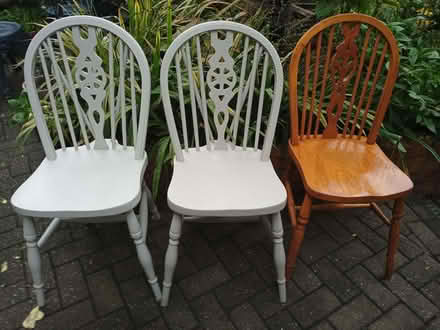 Photo of free Wood Dining Chairs (Little Hallam DE7) #1