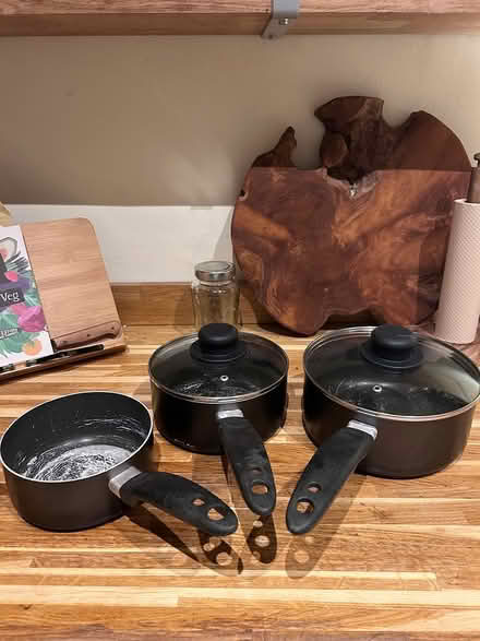 Photo of free Set of 3 pots and pans (Sandy Lane BD15) #1