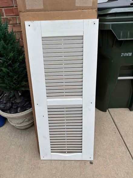 Photo of free Vinyl louvre shutters (Glenview) #1