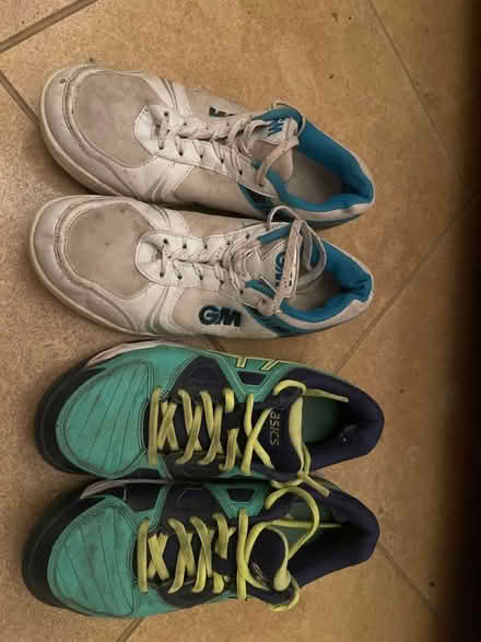 Photo of free Cricket and hockey trainers size 5 (South Leigh OX29) #1