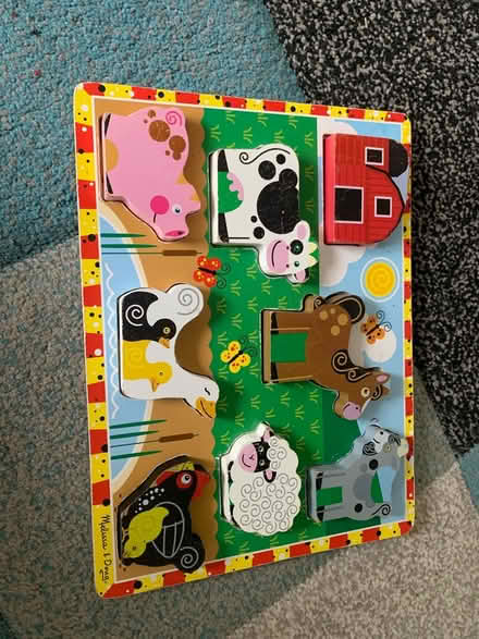 Photo of free Wooden Farmyard Puzzle (RG30 Tilehurst) #1