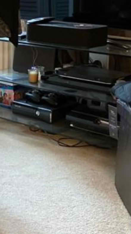 Photo of free Glass TV Stand (Heanor DE75) #2