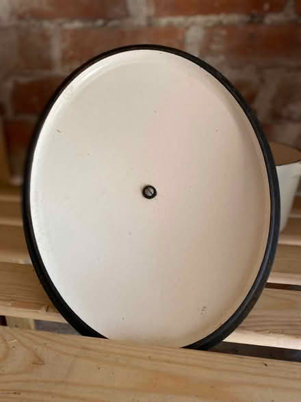 Photo of free Old Le Creuset type casserole. (Bower Hinton TA12) #2