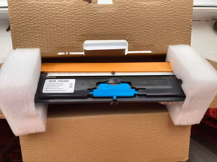 Photo of free Cyan toner cartridge for Brother colour laser printer (Glastonbury BA6) #1
