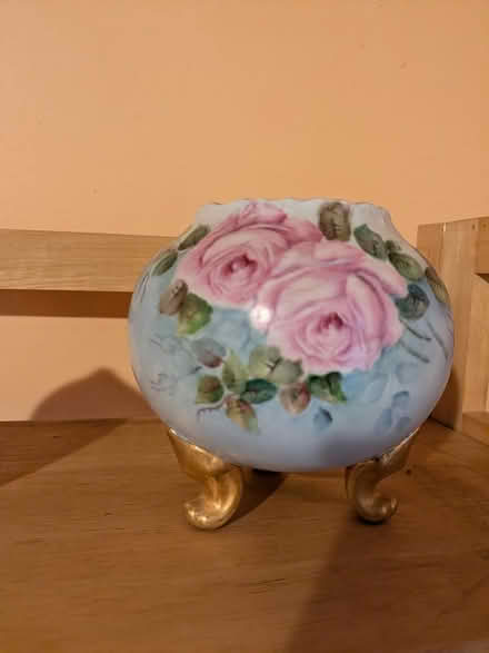 Photo of free Hand-Painted vase with gold (east side near Ellison Park) #1