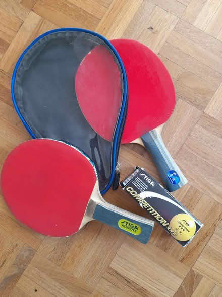 Photo of free Tabletennis bats and balls (Pagham) #1