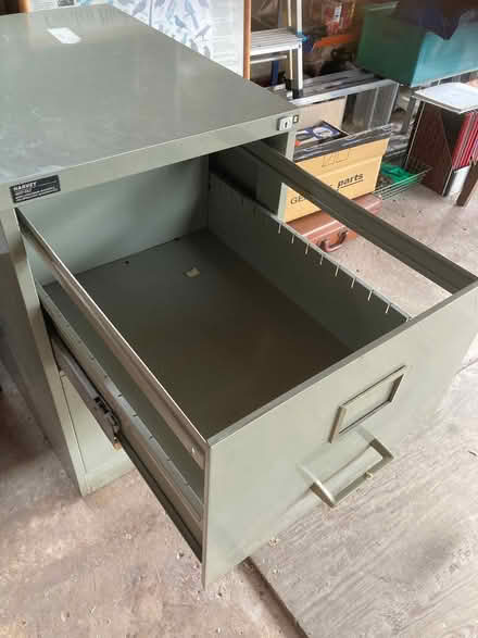 Photo of free Metal 2 drawer filing cabinet (Greenbank CW8) #4