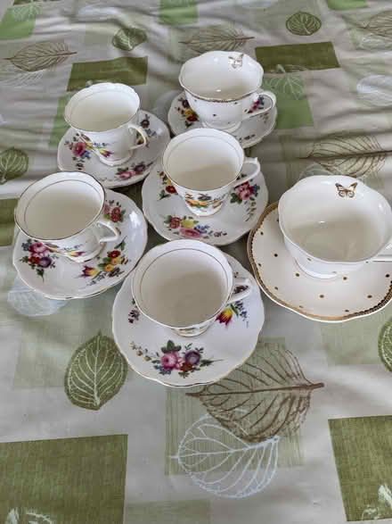 Photo of free Fine China small tea cups (Norbury) #1