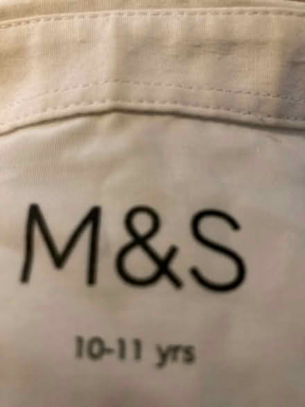 Photo of free 6 long sleeved white school shirts (M20 east didsbury) #1