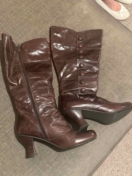 Photo of free Leather boots (Ruislip) #1