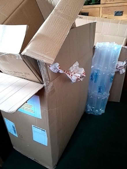 Photo of free Large boxes and packing (Selsley GL5) #1