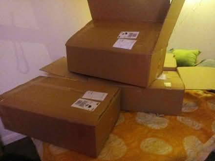 Photo of free 3 extra large cardboard boxes (elverson road SE13) #1