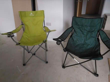 Photo of free 2 large camping chairs (Wisewood S6) #1