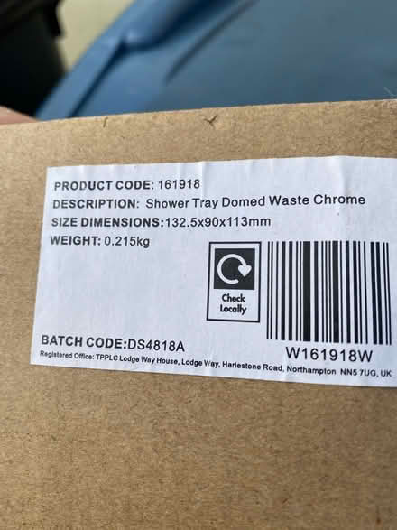 Photo of free Shower tray waste (PR8 Birkdale) #2